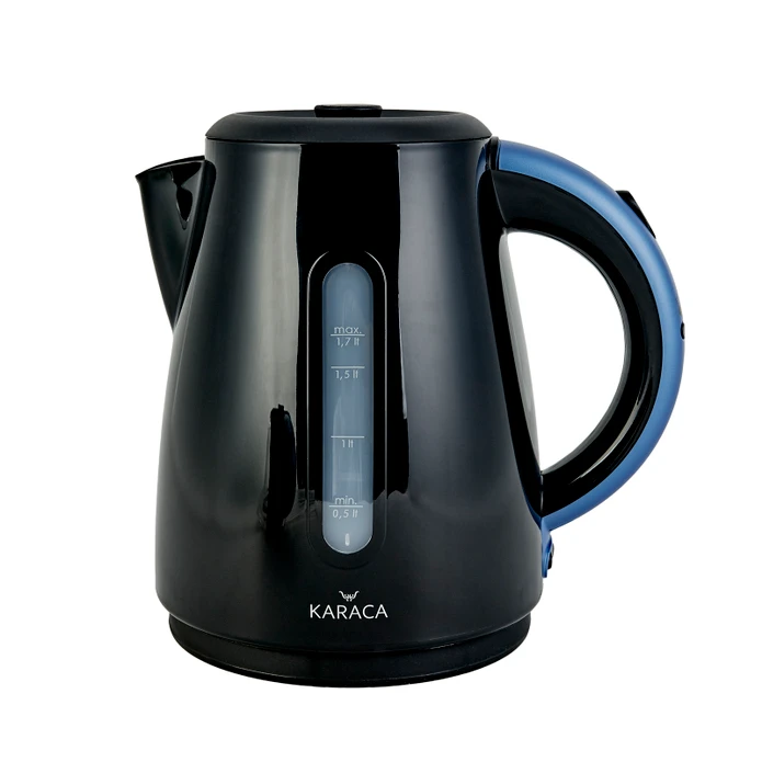 Karaca 1501 Nightblue Enerjiyə Qənaət Edən Şüşə Dəmlikli Elektrikli Çaydan 1500 W